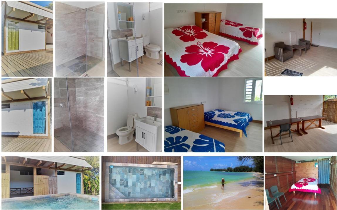 Mara'Ai Le Spot Tubuai Chambre Triple Taahueia Deluxe Sdb Privee Avec Piscine Mataura 외부 사진